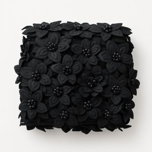 High-quality lace with 3D fabric flowers